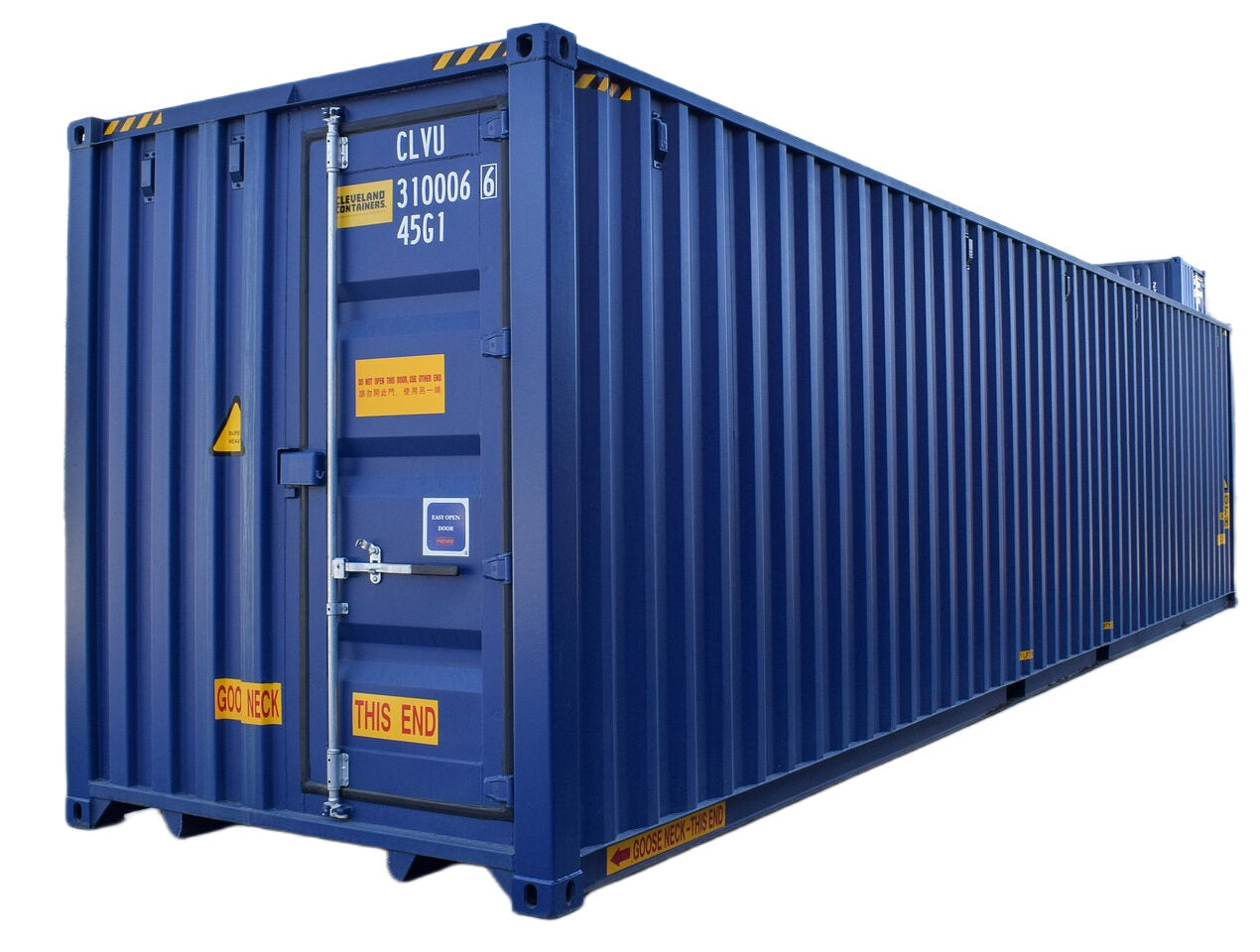 Container a tre porte da 40 piedi High-cube